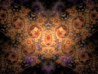 Imaginatory fractal abstract background Image