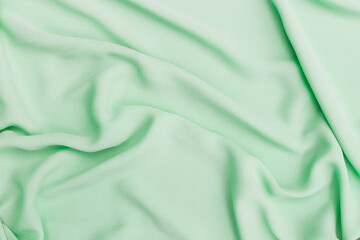 Abstract blank green fabric background, blank green fabric texture background