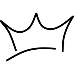 Crown Scribble Doodle
