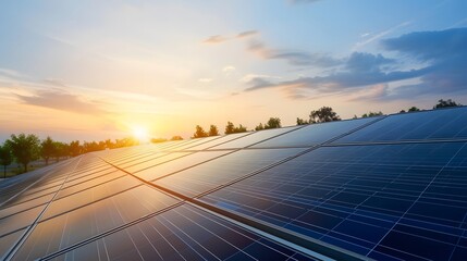 Solar panels being installed on office buildings