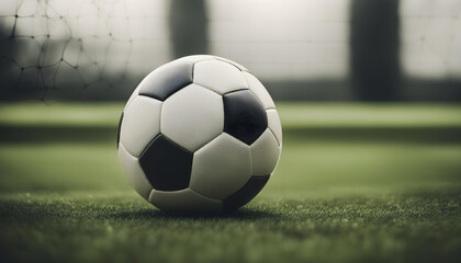 Obraz premium soccer ball on grass