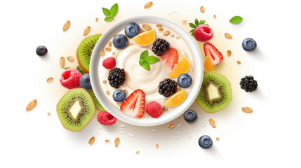 Yogurt with Fruit and Nuts