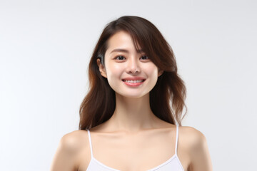 Woman Holding Toothbrush