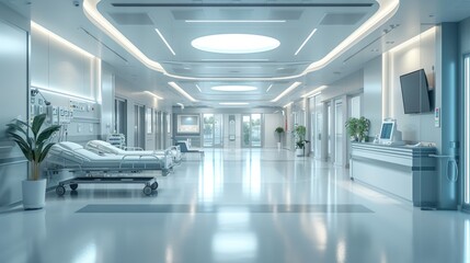 Beautiful background for hospital advertising