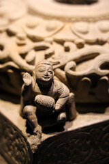 Painted pottery town tomb beast in Datong Museum, Shanxi Province, China