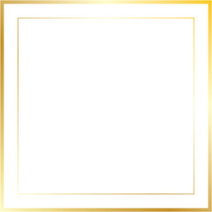 gold square transparent background