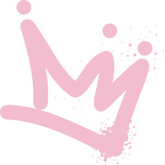 Spray crown element vector