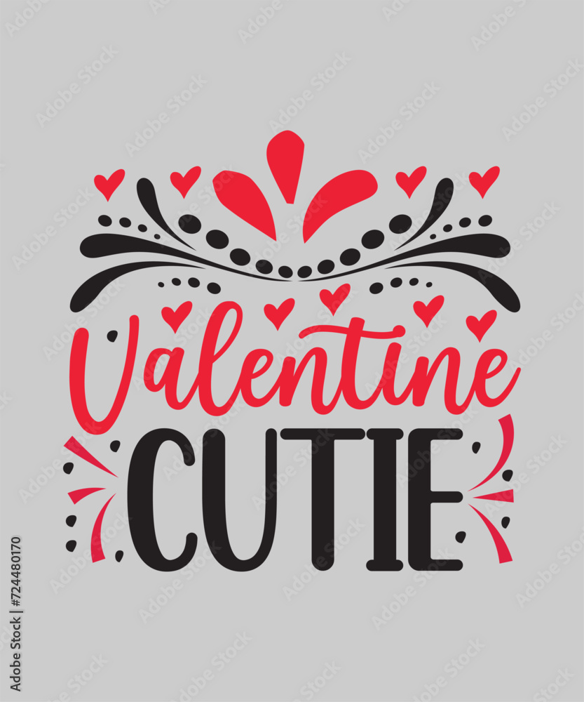 Poster Happy Valentine's Day SVG design