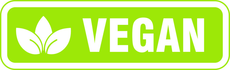 100 percent vegan label