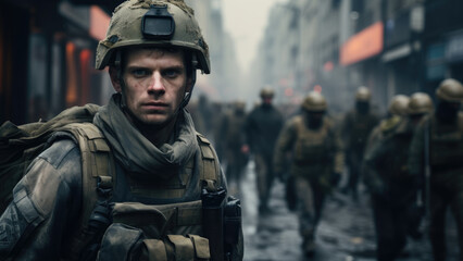 Warzone Portraits: Photography Series Showing Soldiers in the Midst of Hostilities