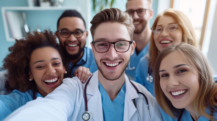 Fototapeta premium diverse group of young medical professionals