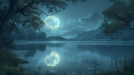 stylish nature PowerPoint Background 16:9 Ultra High Definition Image. AI generative