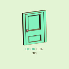 3D Door icon