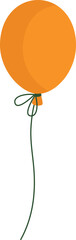 Orange balloons svg file