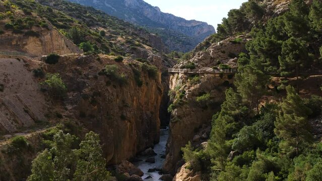 The King's Little Path (Caminito del Rey trail), Andalusia, Spain