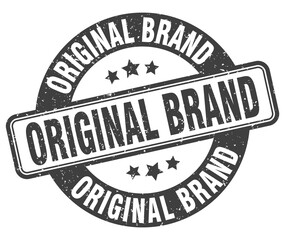 original brand stamp. original brand label. round grunge sign