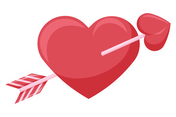 Love Arrow Cute Valentine Day Sticker