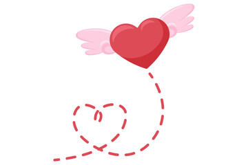 Love Arrow Cute Valentine Day Sticker