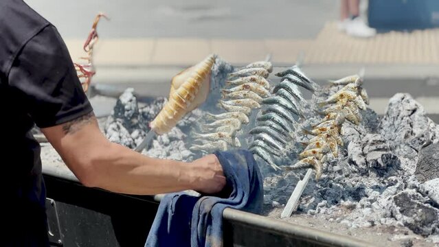 Typical Espeto of the Costa del Sol