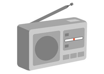 Obraz premium ラジオのイラスト 