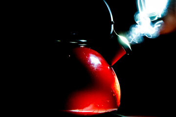 teapot light painting