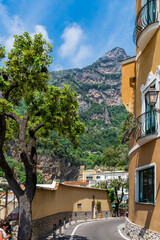 Fototapeta na wymiar The city of Positano, on the Amalfi coast, Italy