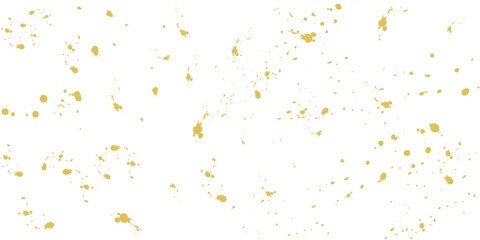 Golden splashes effect vector elements design isolated transparent background