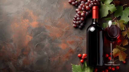 Beautiful background for wine advertising