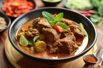 Discover the Richness: Aromatic Goat Curry Delight (Gulai kambing)