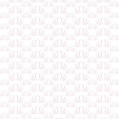Lotus logo Seamless pattern isolated on white background