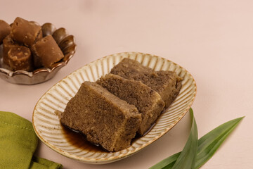 Bolu Peca is a Traditional Steamed Cake from Bugis, Sulawesi, Indonesia.
