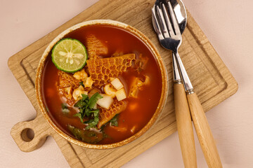 Menudo or Pancita is made of Beef Tripe that's been Simmered for Hours to Develop a Rich and Satisfying Broth.