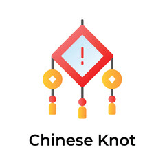 Have a look at this amazing icon of chinese knot in modern style