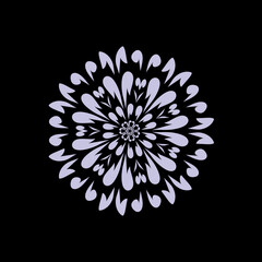 Snowflake Creative Watercolor Flowers