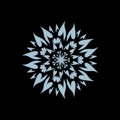 Snowflake Creative Watercolor Flowers