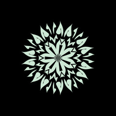 Snowflake Creative Watercolor Flowers