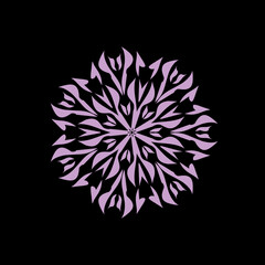 Abstract flower vector