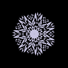 Abstract flower vector
