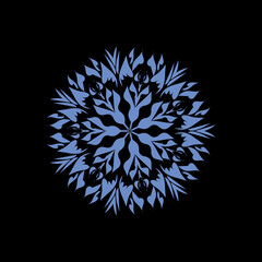Abstract flower vector