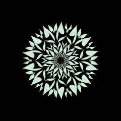 Abstract flower vector