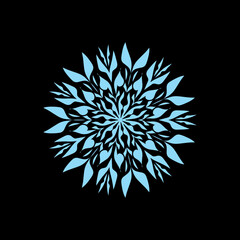 Abstract flower vector