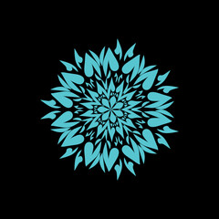 Abstract flower vector