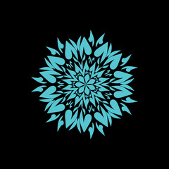 Abstract flower vector