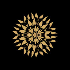 Abstract flower vector