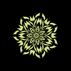 Abstract flower vector