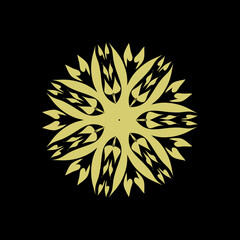 Abstract flower vector