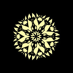 Abstract flower vector