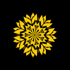 Abstract flower vector