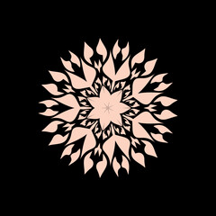 Abstract flower vector