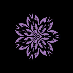 Abstract flower illustration